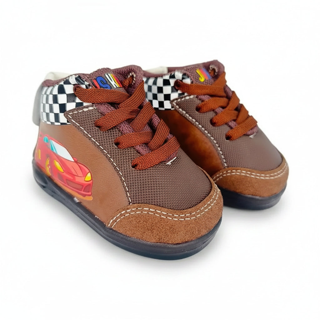 Botas Biomecánicas Niño — Café