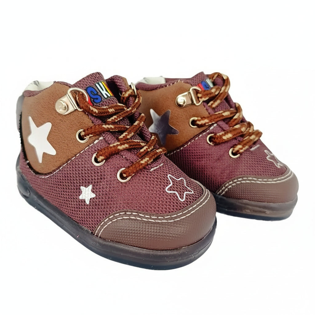 Botas Biomecánicas Niño — Café