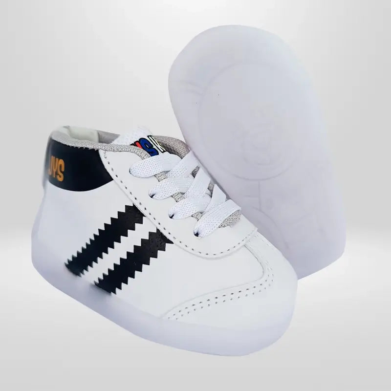 Botas Biomecánicas Niño — Blanco/Negro