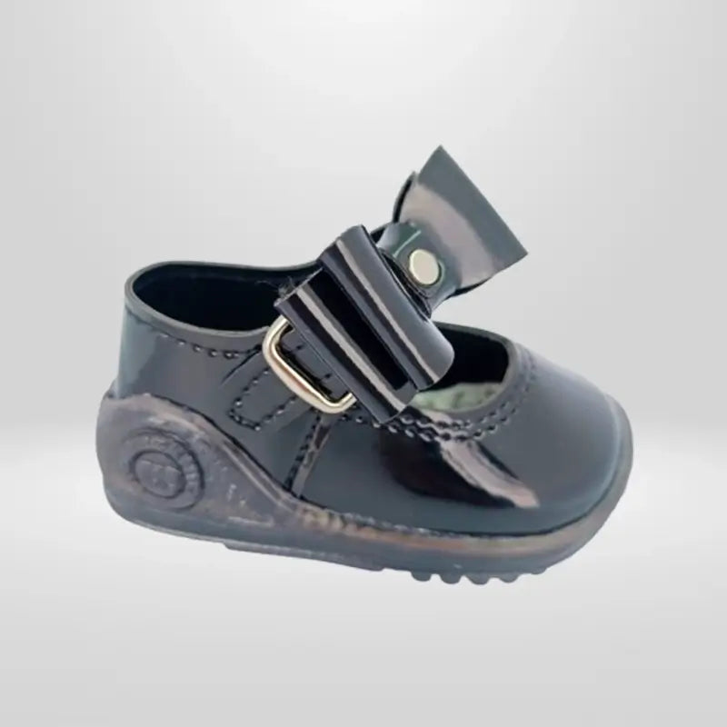 Zapatos de Trabilla Niña — Charol Negro