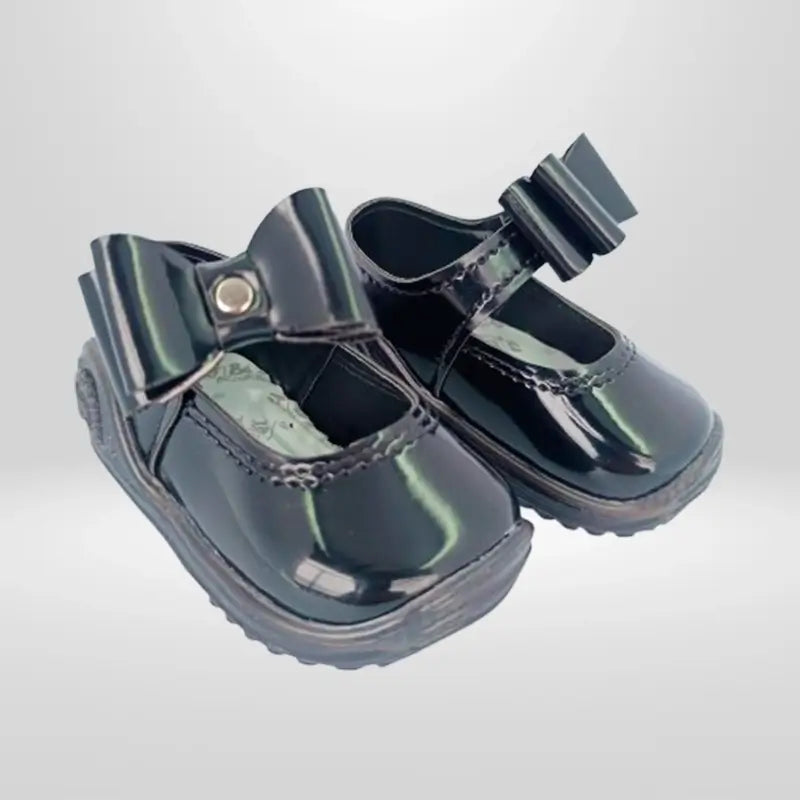Zapatos de Trabilla Niña — Charol Negro