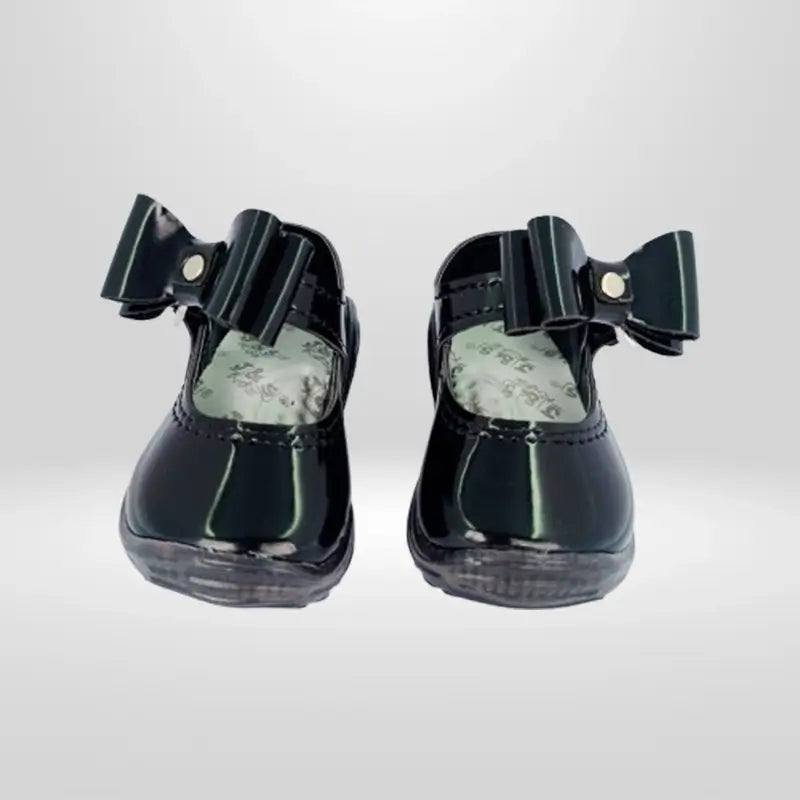 Zapatos de Trabilla Niña — Charol Negro