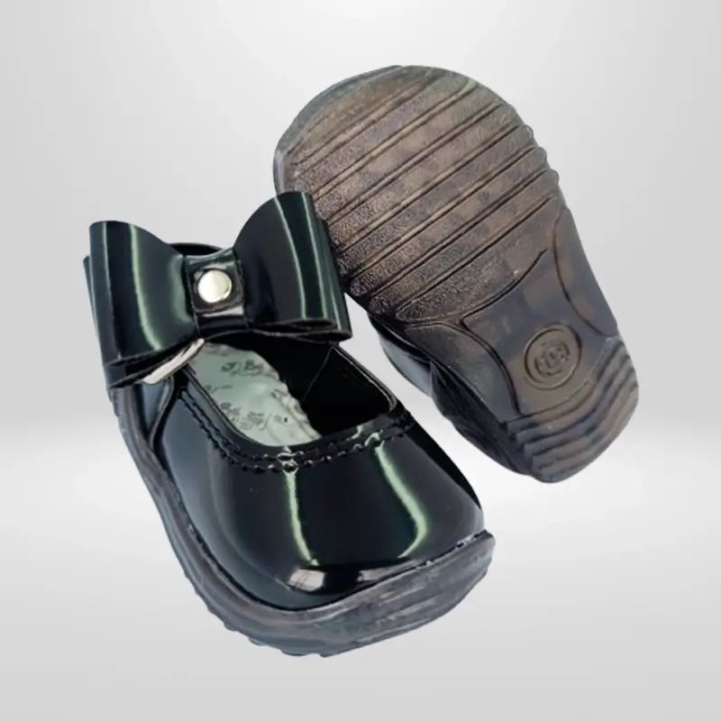 Zapatos de Trabilla Niña — Charol Negro