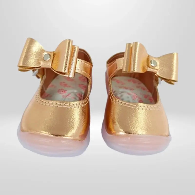 Zapatos de Trabilla Niña — Cobre