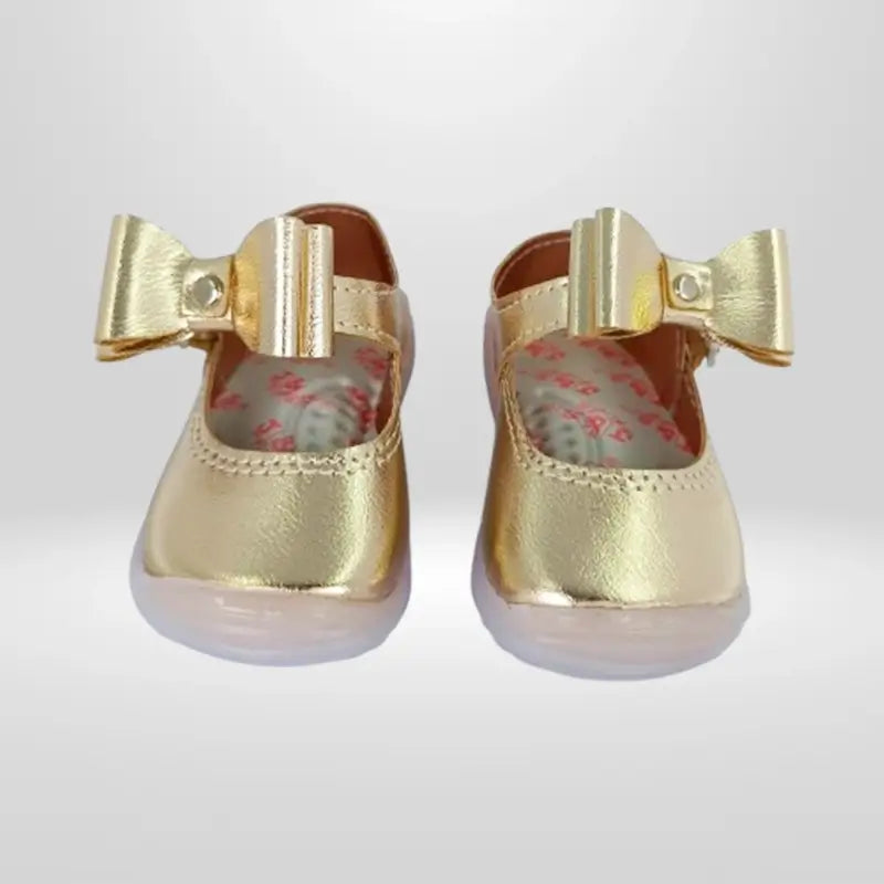 Zapatos de Trabilla Niña — Oro
