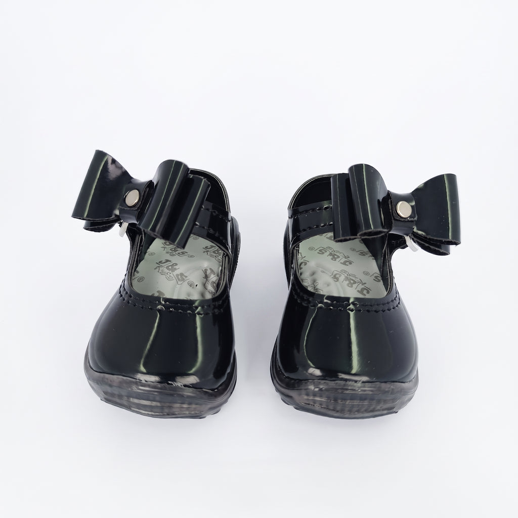 Zapatos de Trabilla Niña — Charol Negro