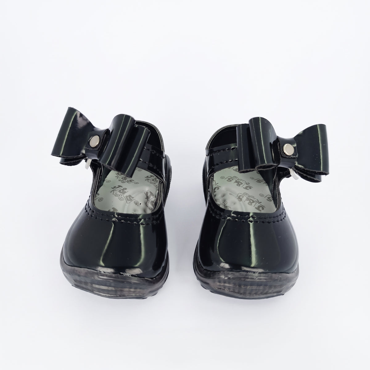 Zapatos de Trabilla Niña — Charol Negro