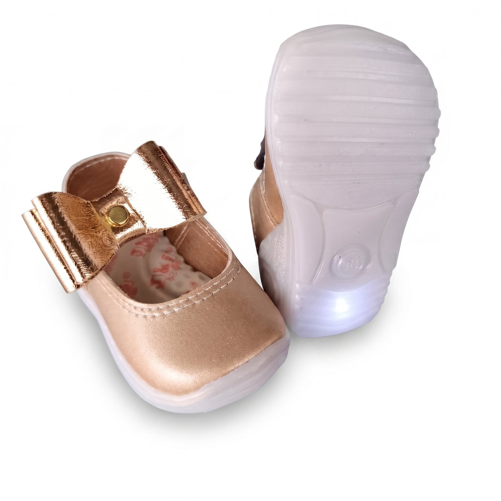 Zapatos de Trabilla Niña — Cobre