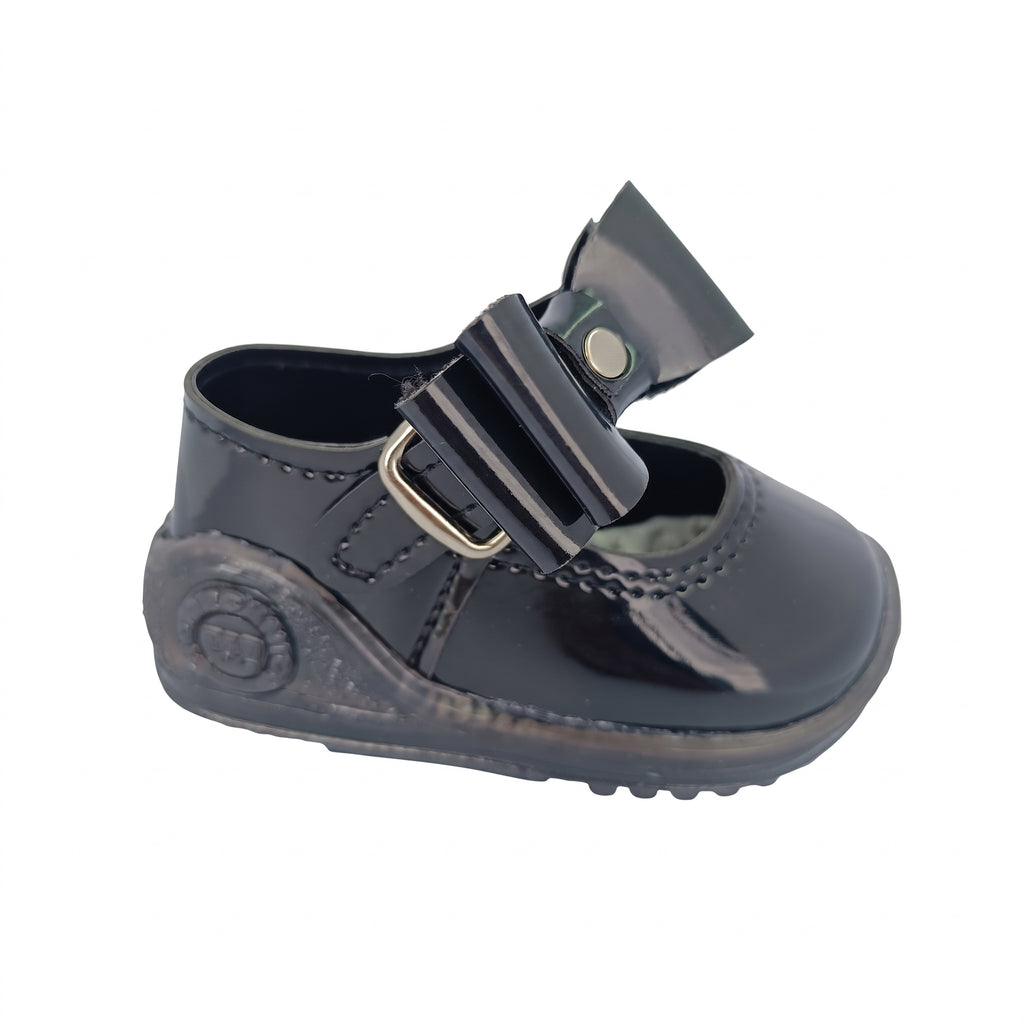 Zapatos de Trabilla Niña — Charol Negro