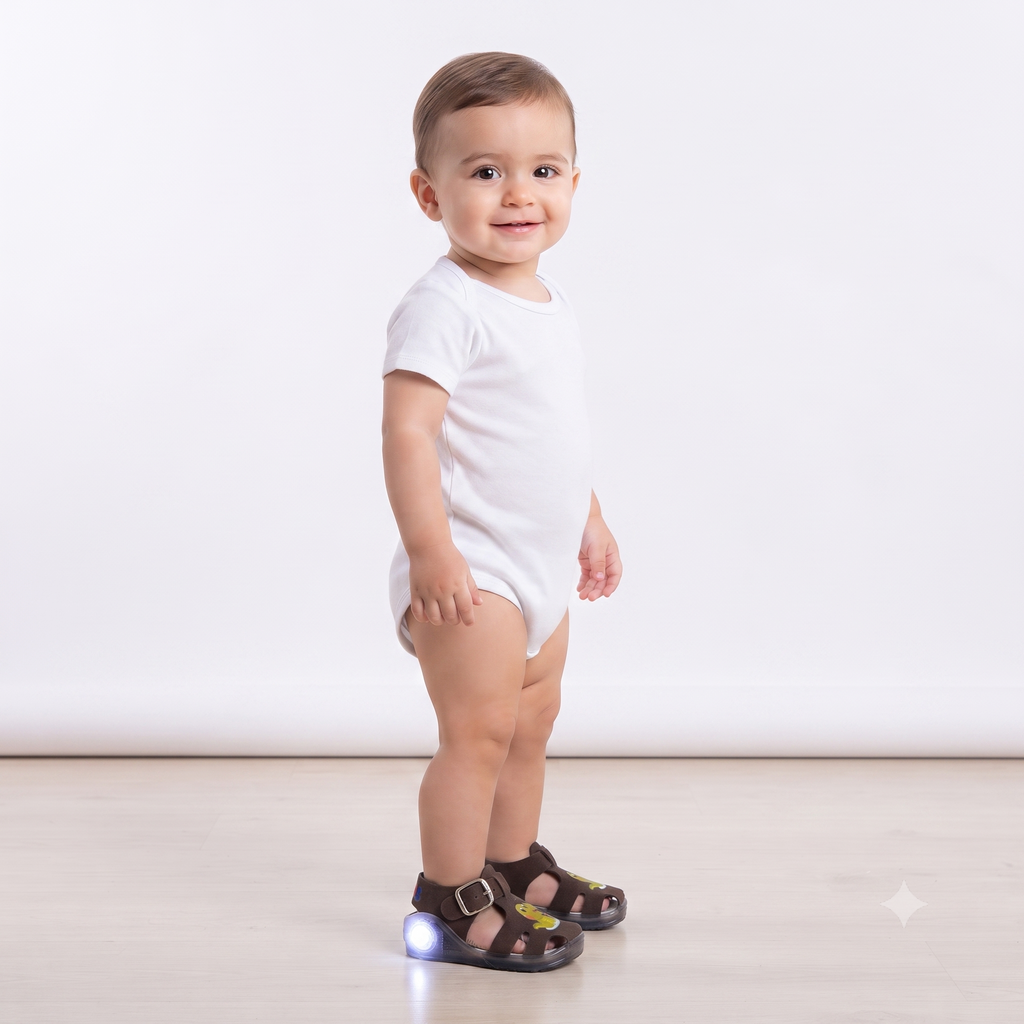 Sandalias Biomecánicas Niño — Café