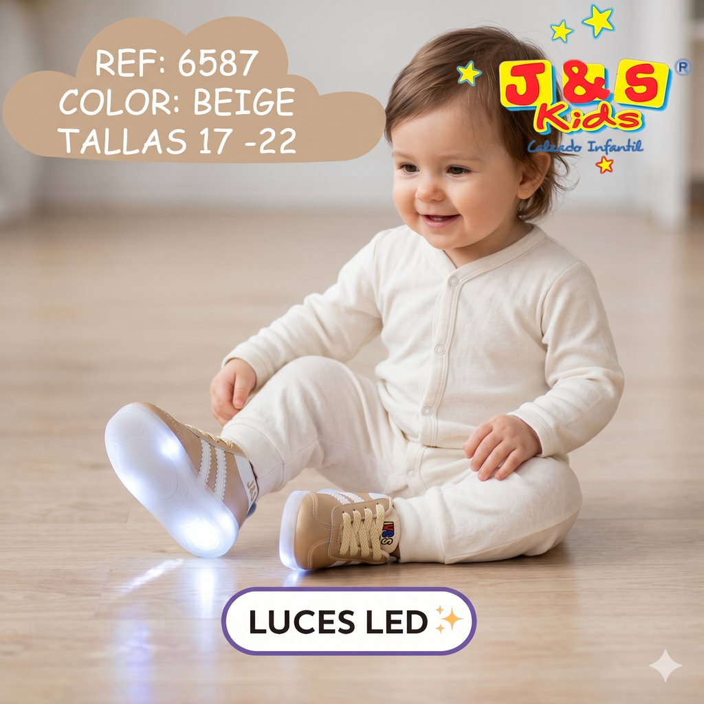 Botas Biomecánicas Niña — Beige
