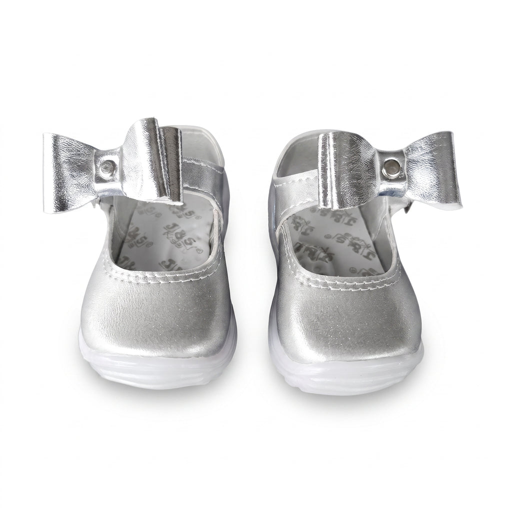 Zapatos de Trabilla Niña — Plata