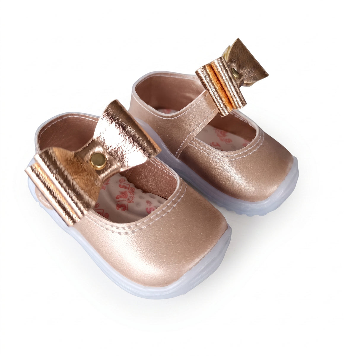 Zapatos de Trabilla Niña — Cobre