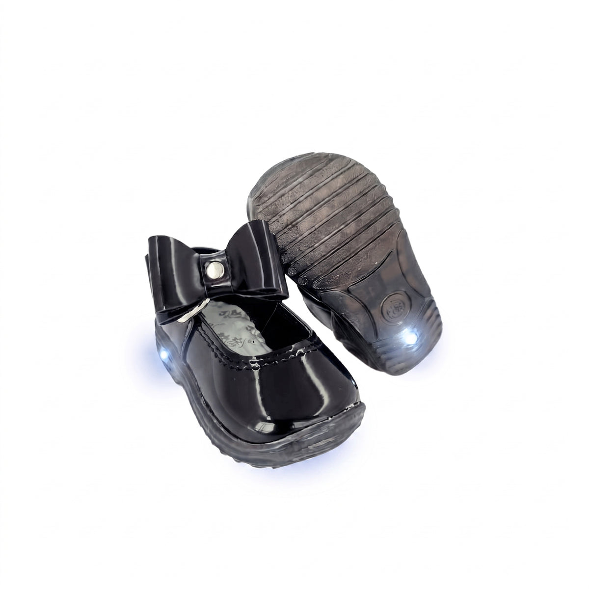 Zapatos de Trabilla Niña — Charol Negro