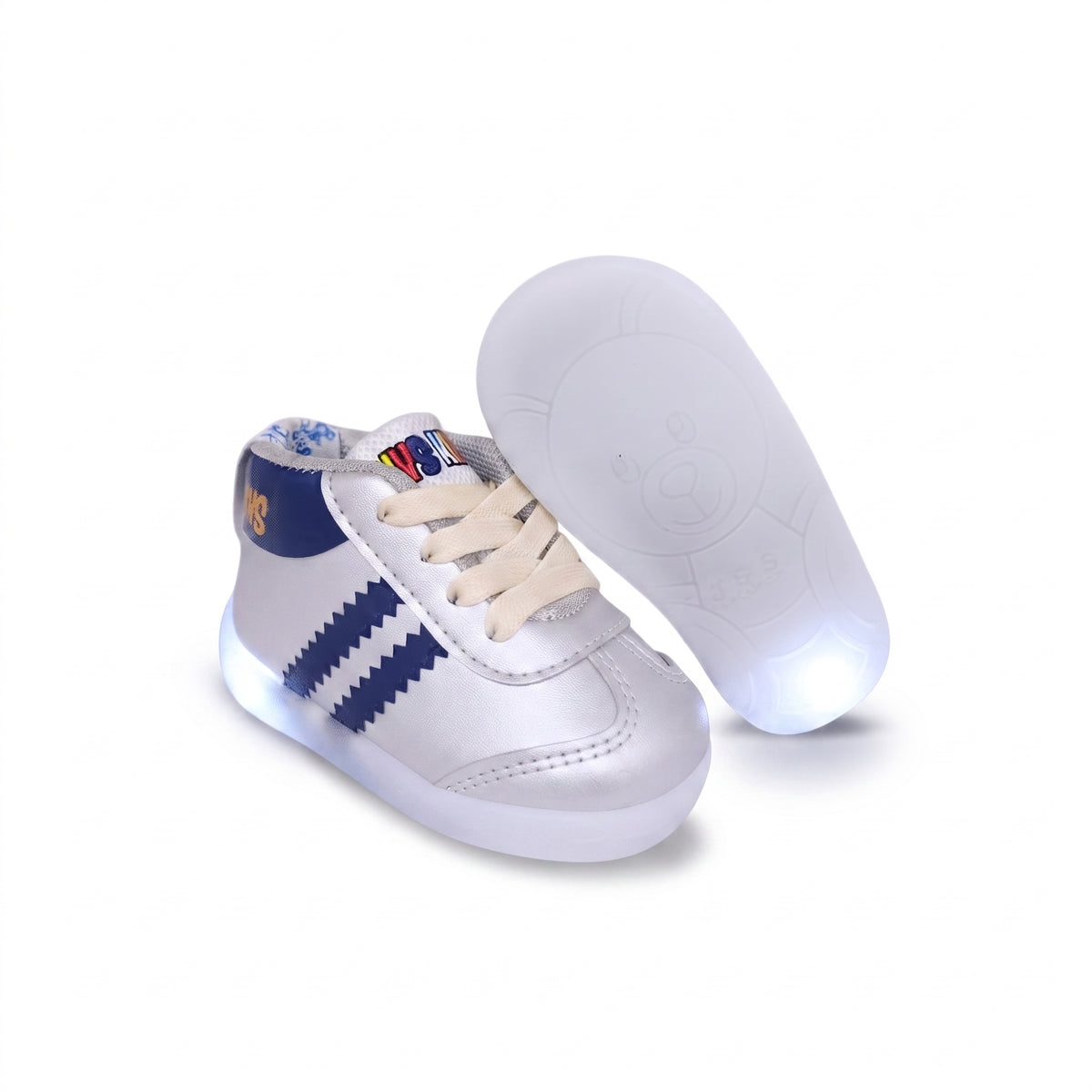 Botas Biomecánicas Niño — Blanco/Azul