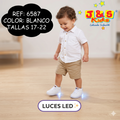 Botas Biomecánicas Niño — Blanco